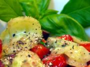 Gurken-Erdbeer-Salat - Rezept