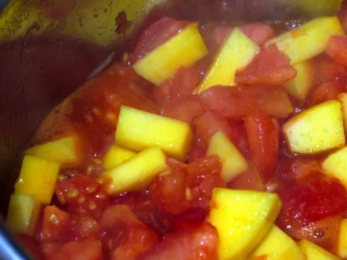 Tomaten-Mango-Sauce - Rezept - Bild Nr. 6