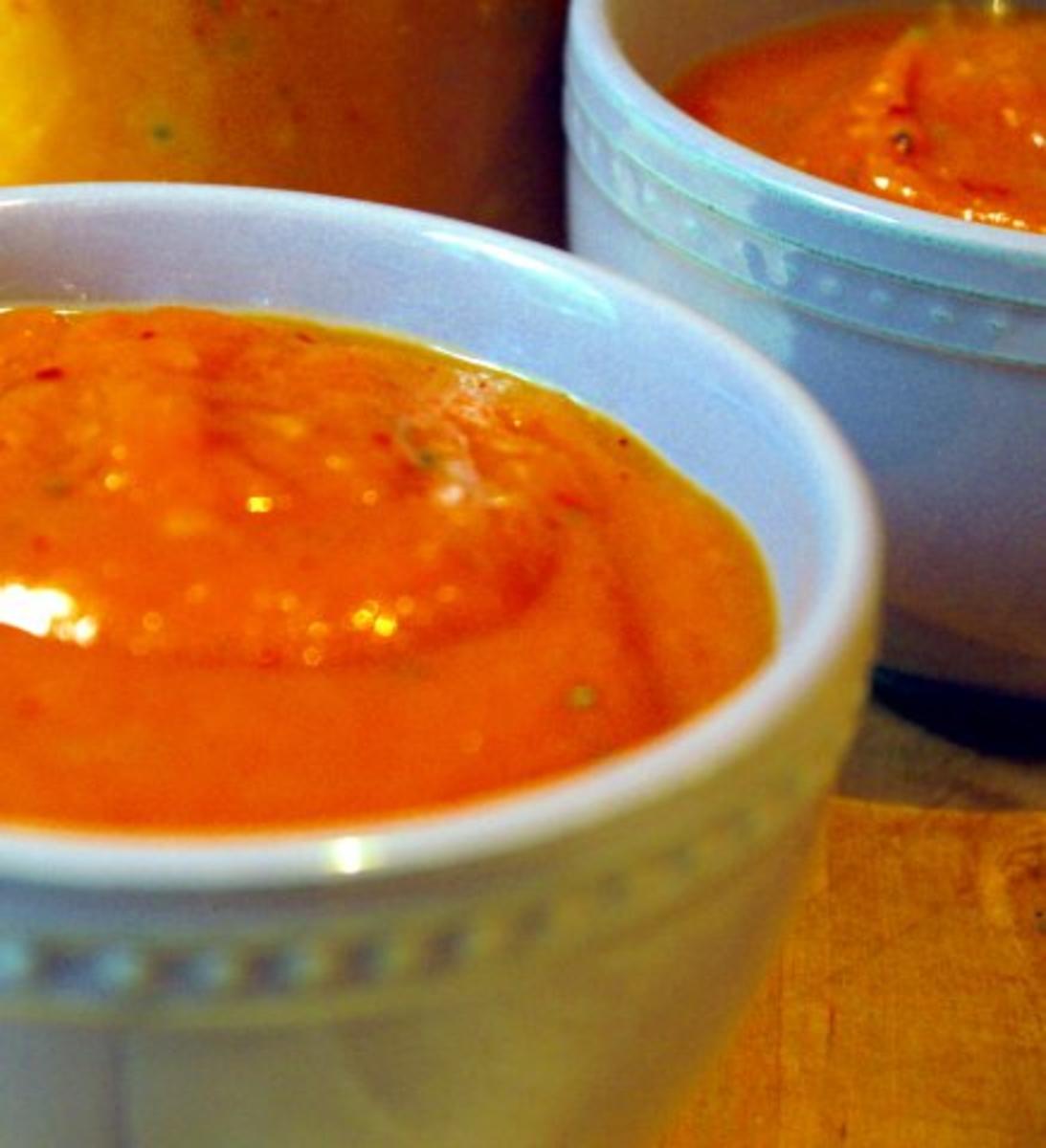Tomaten-Mango-Sauce - Rezept