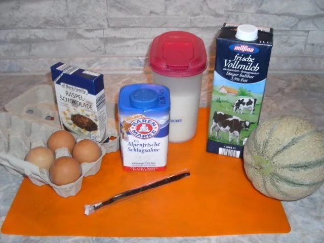 Melonen-Straciatella-Eis - Rezept - Bild Nr. 2