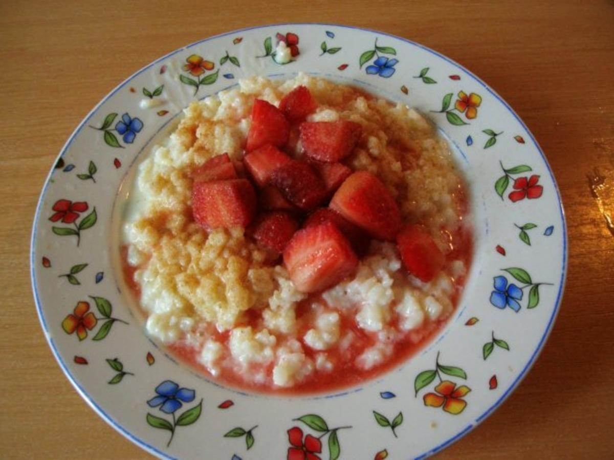 Milchreis im Bett gekocht - Rezept mit Bild - kochbar.de