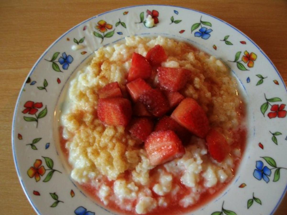 Milchreis im Bett gekocht Rezept mit Bild kochbar.de