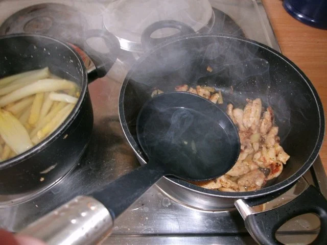 Hähnchenbrustfilet in Spargelsosse - Rezept - Bild Nr. 5