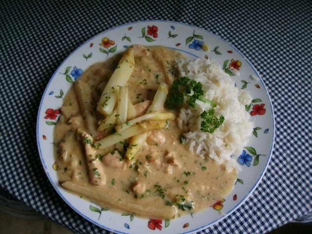 Hähnchenbrustfilet in Spargelsosse - Rezept - Bild Nr. 8