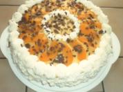Pfirsich Maracuja – Buttercremetorte - Rezept