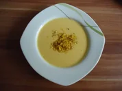 Rezept: Kรผrbissuppe mit Kokosraspeln Kรผrbissuppe mit Kokosraspeln - Rezept