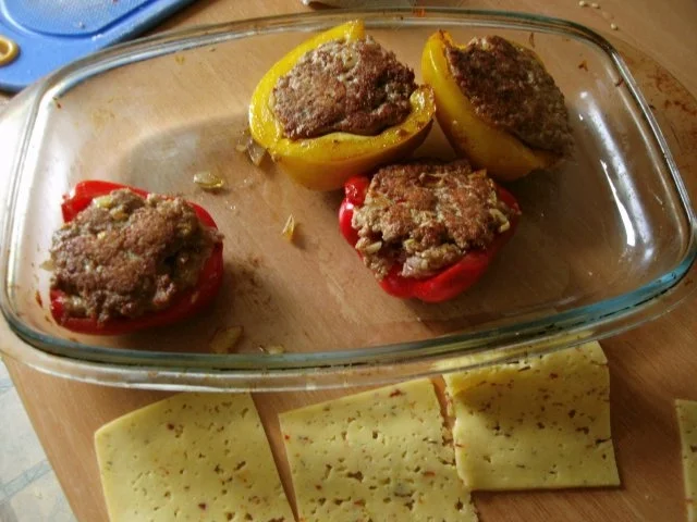 Überbackene Gefüllte Paprikaschoten - Rezept - Bild Nr. 8