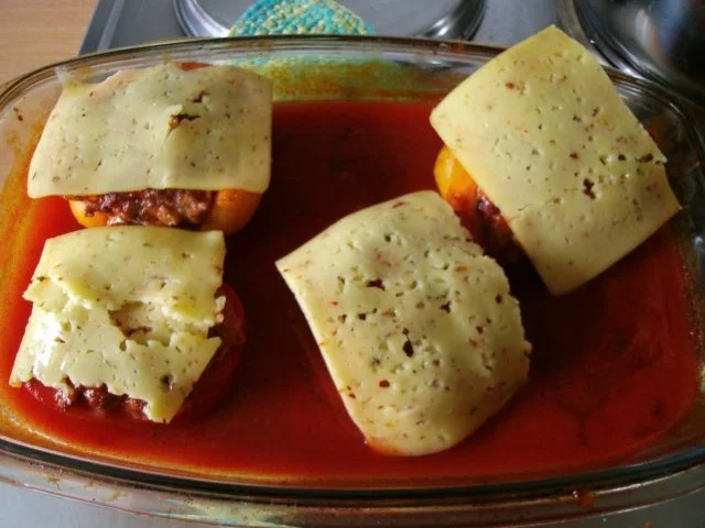 Überbackene Gefüllte Paprikaschoten - Rezept - Bild Nr. 11