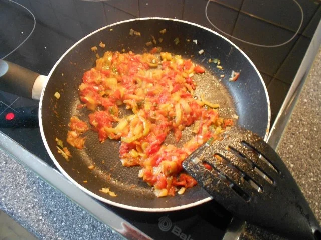 Rezept: menemen türkische Eierspeise (vegetarisch) Bild Nr. 5 menemen türkische Eierspeise (vegetarisch) - Rezept - Bild Nr. 5