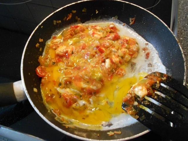 Rezept: menemen türkische Eierspeise (vegetarisch) Bild Nr. 8 menemen türkische Eierspeise (vegetarisch) - Rezept - Bild Nr. 8