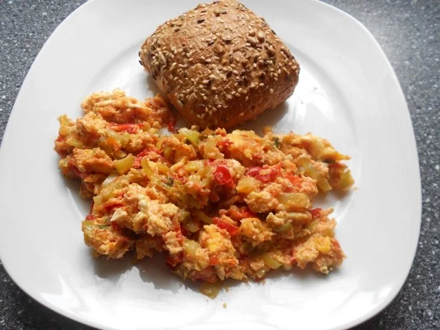 Rezept: menemen türkische Eierspeise (vegetarisch) menemen türkische Eierspeise (vegetarisch) - Rezept