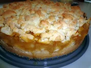 Apfel-Rharbarber-Streusel-Kuchen - Rezept