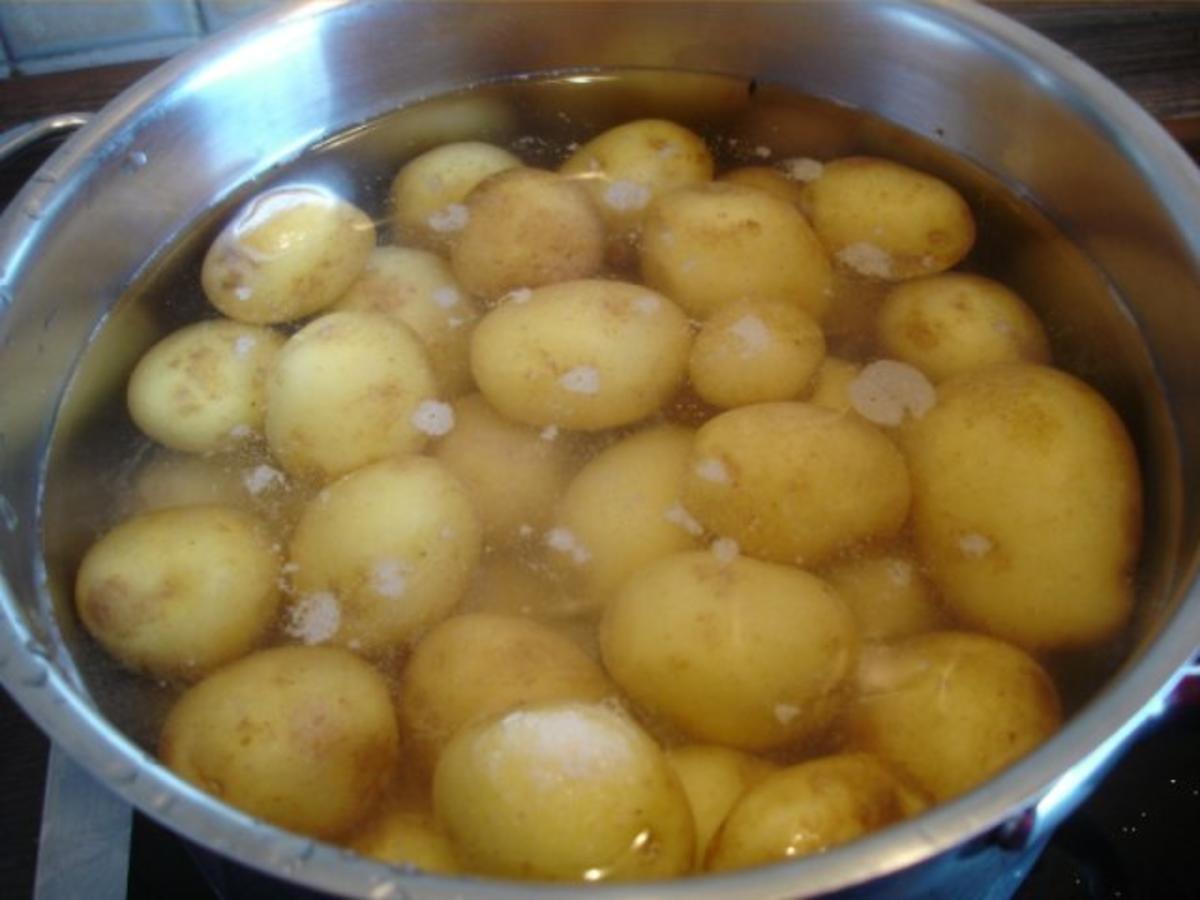 Kartoffelsalat mit Frühkartoffeln ( Drillinge ) - Rezept - Bild Nr. 4