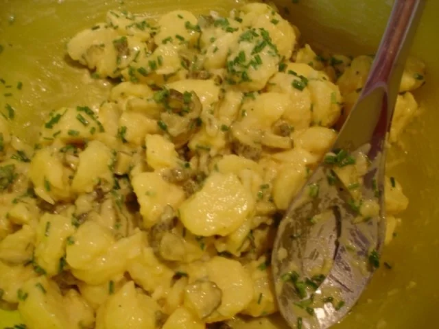 Kartoffelsalat mit Frühkartoffeln ( Drillinge ) - Rezept - Bild Nr. 15