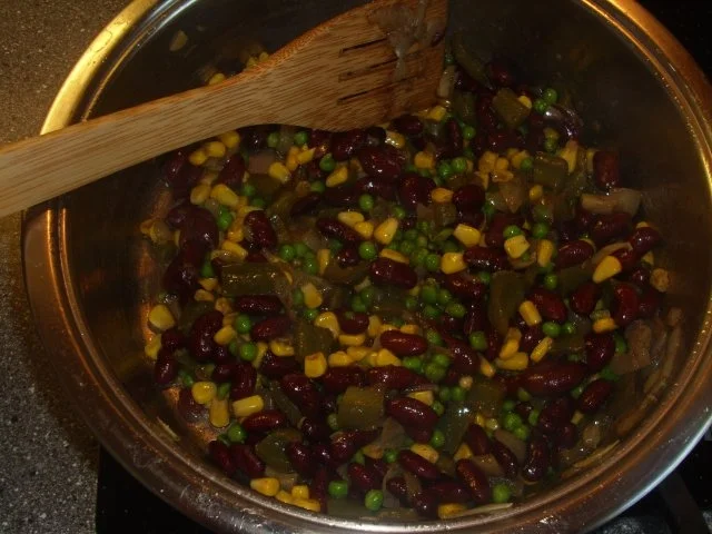 Merguez mit Cowboy-Kartoffel-Muffins und Countrygemüse - Rezept - Bild Nr. 6