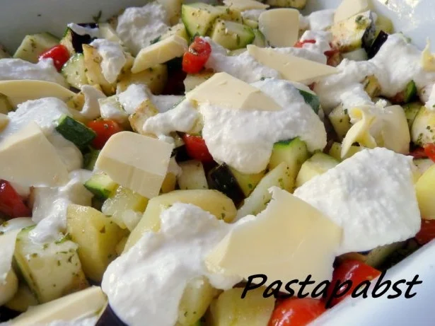 Parmesan Gemüse mit Honig Huhn - Rezept - Bild Nr. 3