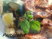 Parmesan Gemüse mit Honig Huhn - Rezept