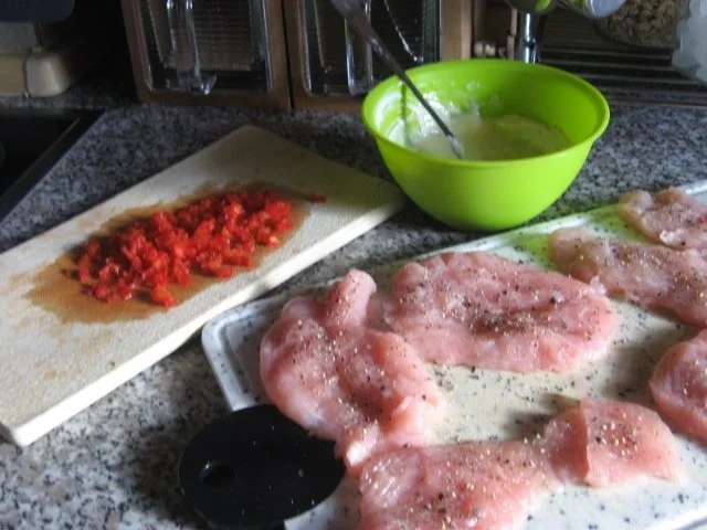 Rezept: Putenröllchen mit Spargel Bild Nr. 3 Putenröllchen mit Spargel - Rezept - Bild Nr. 3