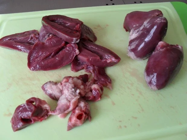 Putenherzen-Champignon-Ragout - Rezept