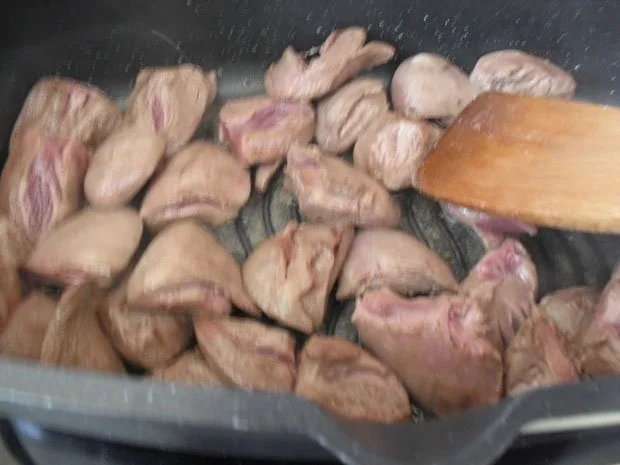 Putenherzen-Champignon-Ragout - Rezept - Bild Nr. 5