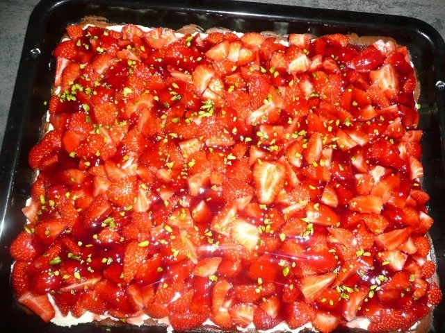 Rezept: Erdbeerkuchen Erdbeerkuchen - Rezept