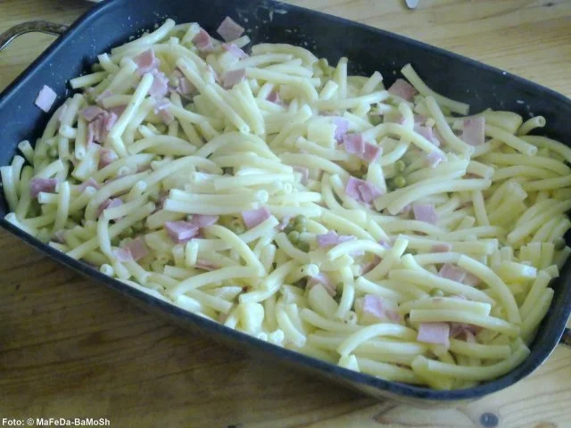 Rezept: Schinken-Nudeln "Hawaii" Bild Nr. 2 Schinken-Nudeln "Hawaii" - Rezept - Bild Nr. 2