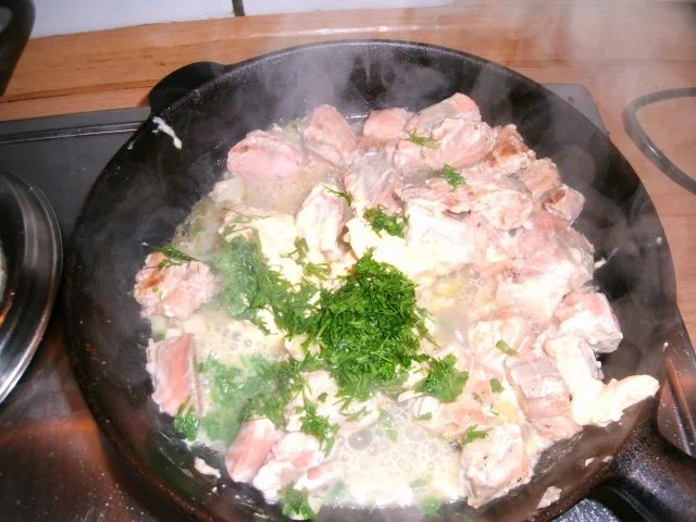 Wildlachsfilet mit grünem und weissem Spargel - Rezept - Bild Nr. 6