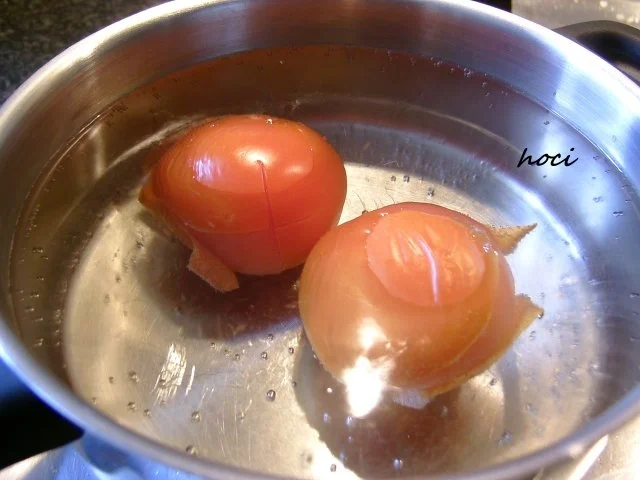 Rezept: Paprika- Mascarponesüppchen mit einer sahnigen Speckinsel Bild Nr. 4 Paprika- Mascarponesüppchen mit einer sahnigen Speckinsel - Rezept - Bild Nr. 4