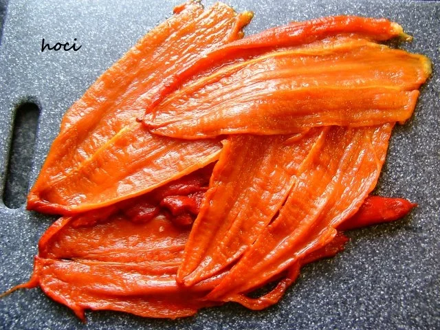 Rezept: Paprika- Mascarponesüppchen mit einer sahnigen Speckinsel Bild Nr. 11 Paprika- Mascarponesüppchen mit einer sahnigen Speckinsel - Rezept - Bild Nr. 11