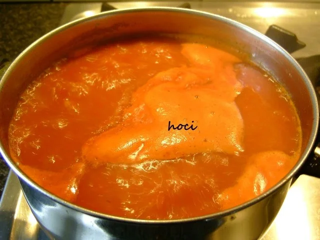 Rezept: Paprika- Mascarponesüppchen mit einer sahnigen Speckinsel Bild Nr. 14 Paprika- Mascarponesüppchen mit einer sahnigen Speckinsel - Rezept - Bild Nr. 14