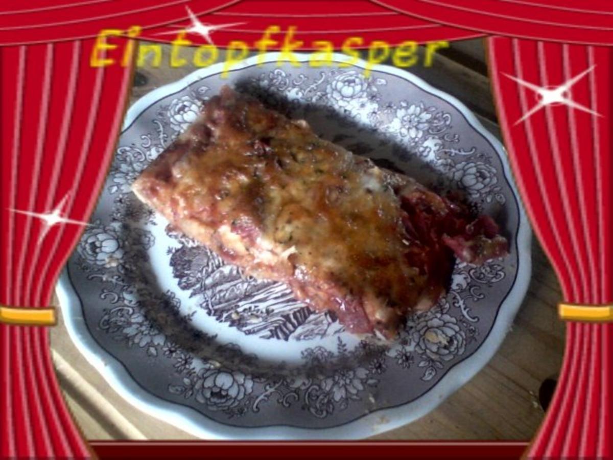 Salamipizza a`la Jörg - Rezept