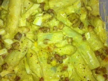 Rezept: Spargelsalat mit Ei und Schinken Spargelsalat mit Ei und Schinken - Rezept