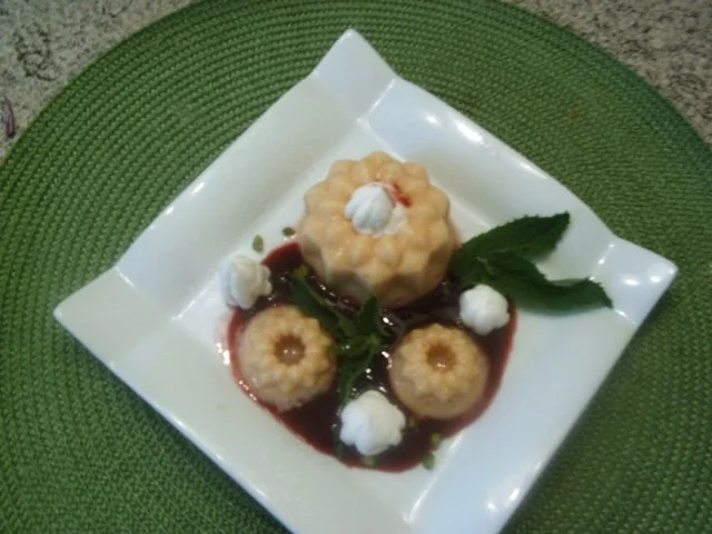 Rezept: Rhabarberküchlein Rhabarberküchlein - Rezept