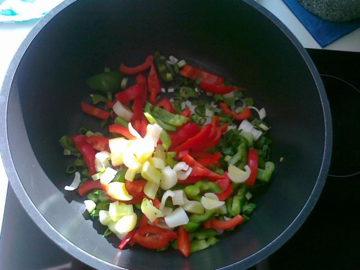 Gemüse-Nudel – Fleisch Pfanne aus dem Ofen - Rezept - kochbar.de