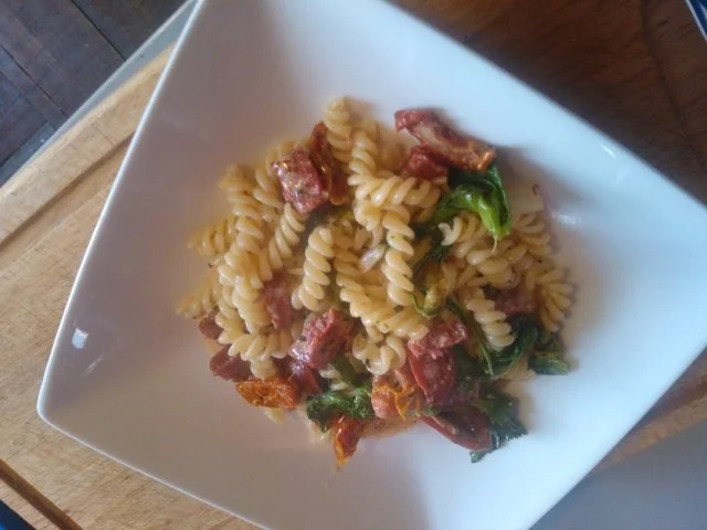 Pasta con indivia e chorizo - Rezept - Bild Nr. 5