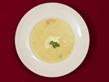 Kartoffel-Lauch-Suppe mit frischen Nordseekrabben (Robert Treutel) - Rezept