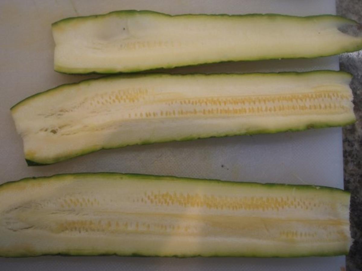 Fisch: Schollenfilets "Mediterraneo" auf Senf-Zucchini-Gemüse - Rezept - Bild Nr. 4