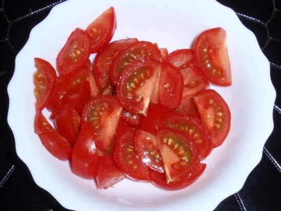 Spargel im Kartoffelmantel mit Tomatensalat - Rezept - Bild Nr. 5