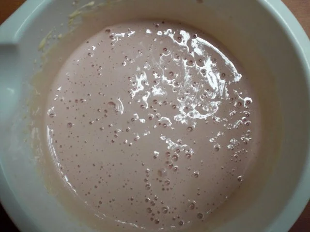 Schoko-Kirsch-Kuchen mit einem Guss, - Rezept - Bild Nr. 8