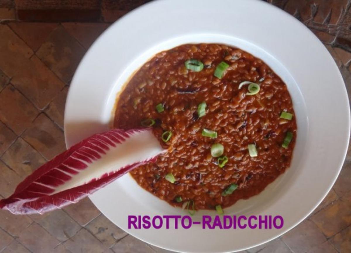 Risotto-Radicchio-Vino-Rosso - Rezept - Bild Nr. 2