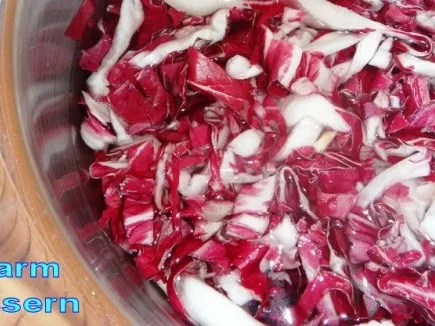 Risotto-Radicchio-Vino-Rosso - Rezept - Bild Nr. 4