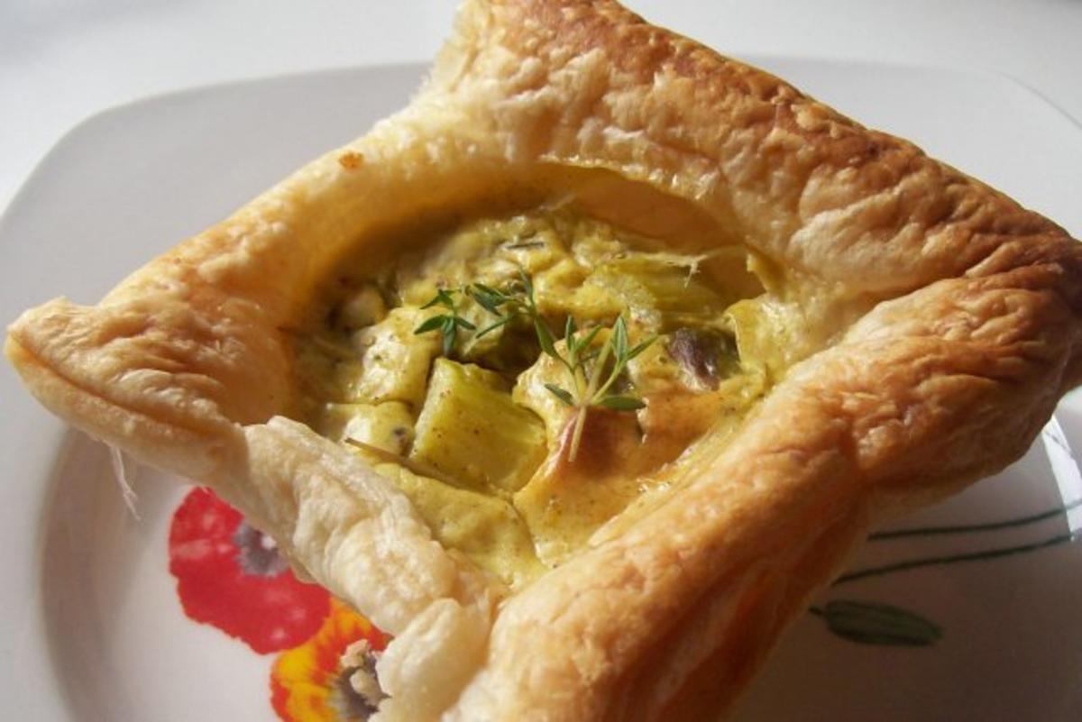 Vorspeise: Blätterteig-Spargel-Törtchen - Rezept - kochbar.de