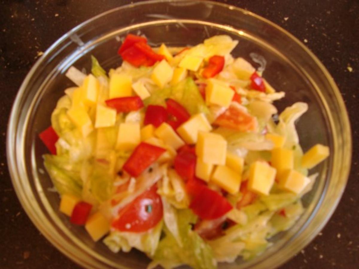 bunter Salat mit Party-Garnelen - Rezept - Bild Nr. 8