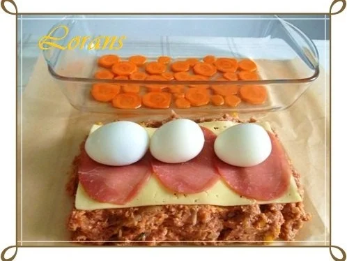 ❀´ Gefüllter Hackbraten auf Gemüsebett`❀´ - Rezept - Bild Nr. 6