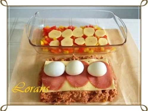 ❀´ Gefüllter Hackbraten auf Gemüsebett`❀´ - Rezept - Bild Nr. 7