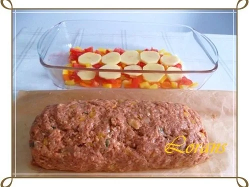 ❀´ Gefüllter Hackbraten auf Gemüsebett`❀´ - Rezept - Bild Nr. 8