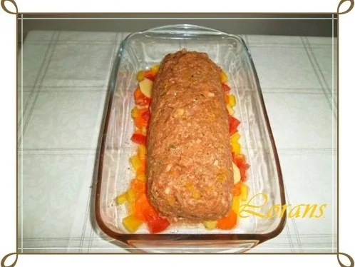 ❀´ Gefüllter Hackbraten auf Gemüsebett`❀´ - Rezept - Bild Nr. 9