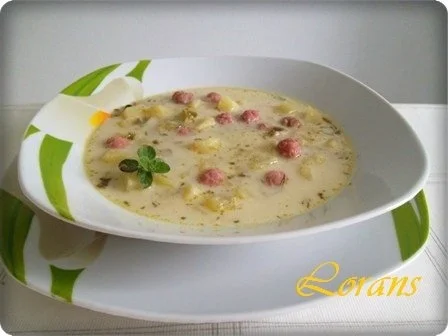 ※ Gurkensuppe mit Mettbällchen ※ - Rezept