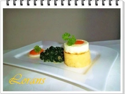 Rezept: ♣ Kartoffel-Ei Türmchen mit Blattspinat ♣ Bild Nr. 2 ♣ Kartoffel-Ei Türmchen mit Blattspinat ♣ - Rezept - Bild Nr. 2