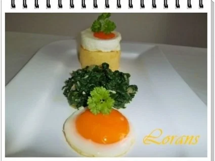 Rezept: ♣ Kartoffel-Ei Türmchen mit Blattspinat ♣ Bild Nr. 16 ♣ Kartoffel-Ei Türmchen mit Blattspinat ♣ - Rezept - Bild Nr. 16